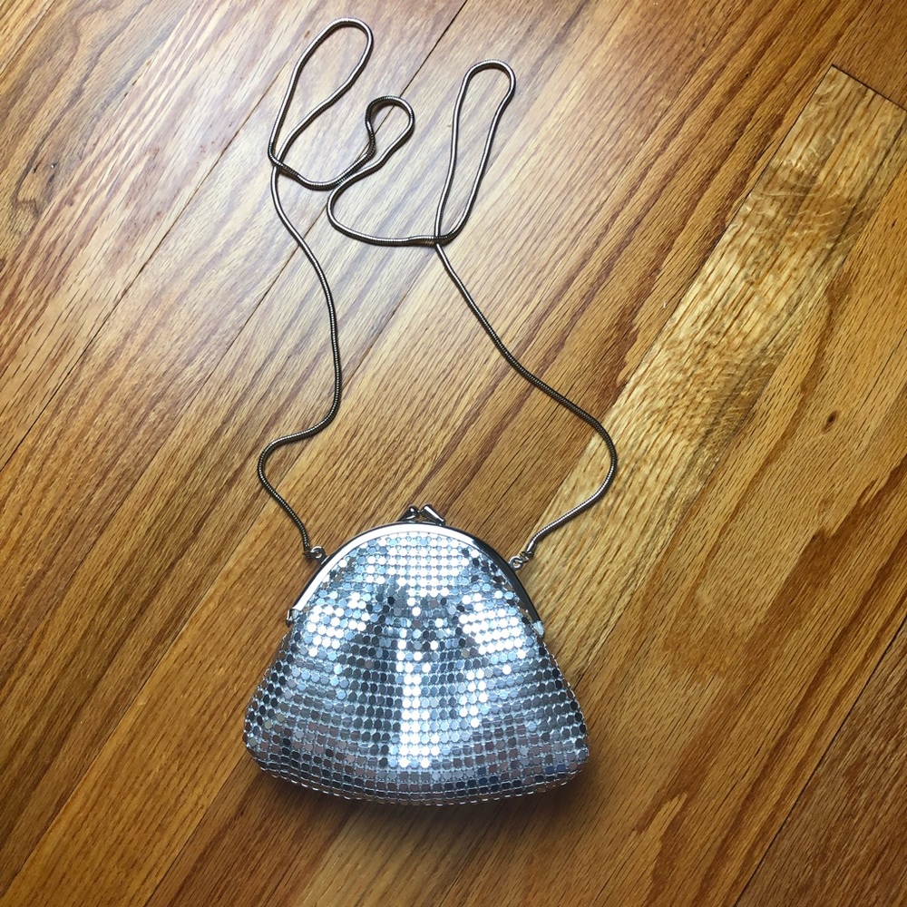Mark silver evening mini bag clutch